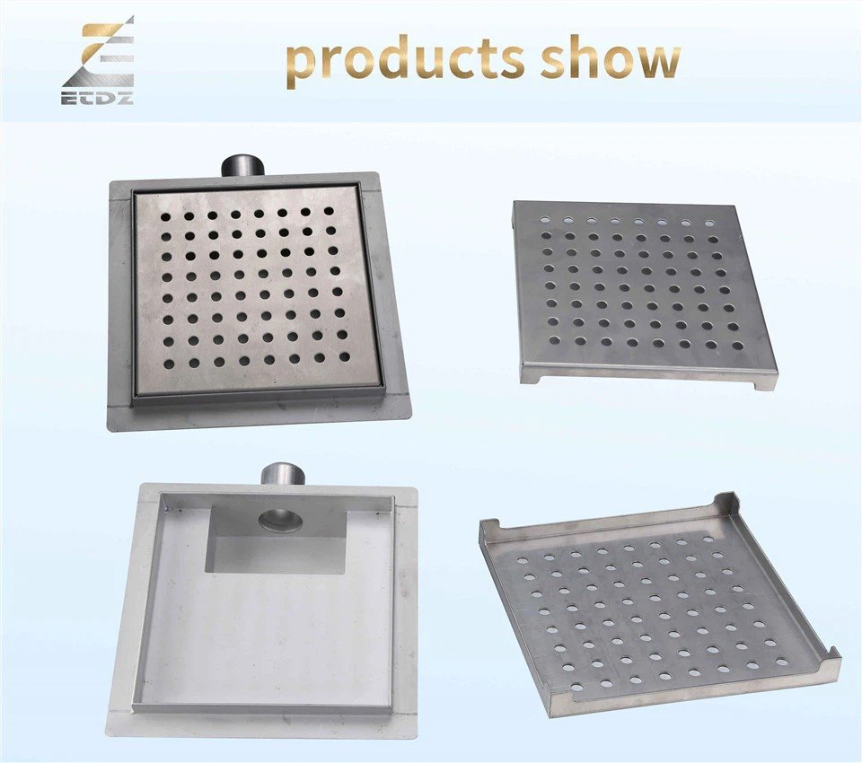 Stainless Steel Square With Flange Drain